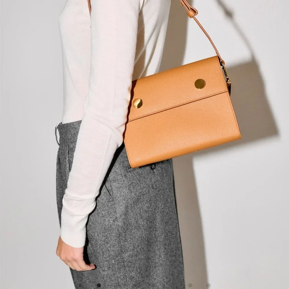 RSVP Paris Duo bag in grained cognac - Picture 2 of 16